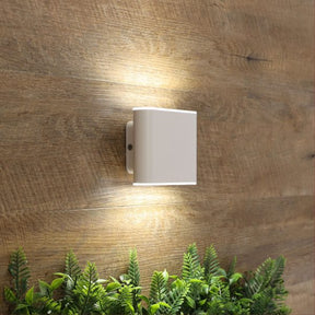 WASH 2x3W OUTDOOR WALL LIGHT WHITE