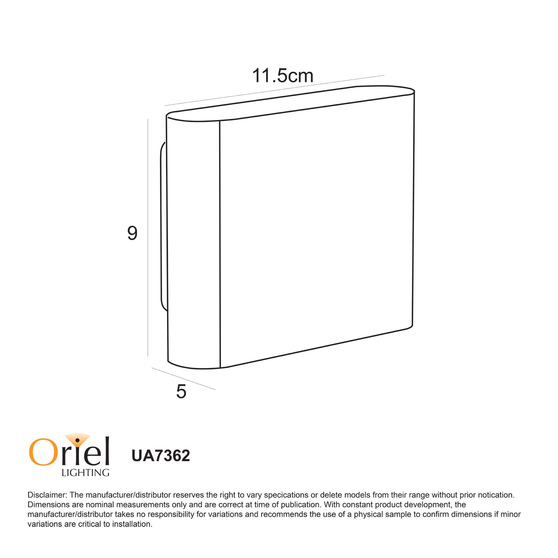 WASH 2x3W OUTDOOR WALL LIGHT WHITE