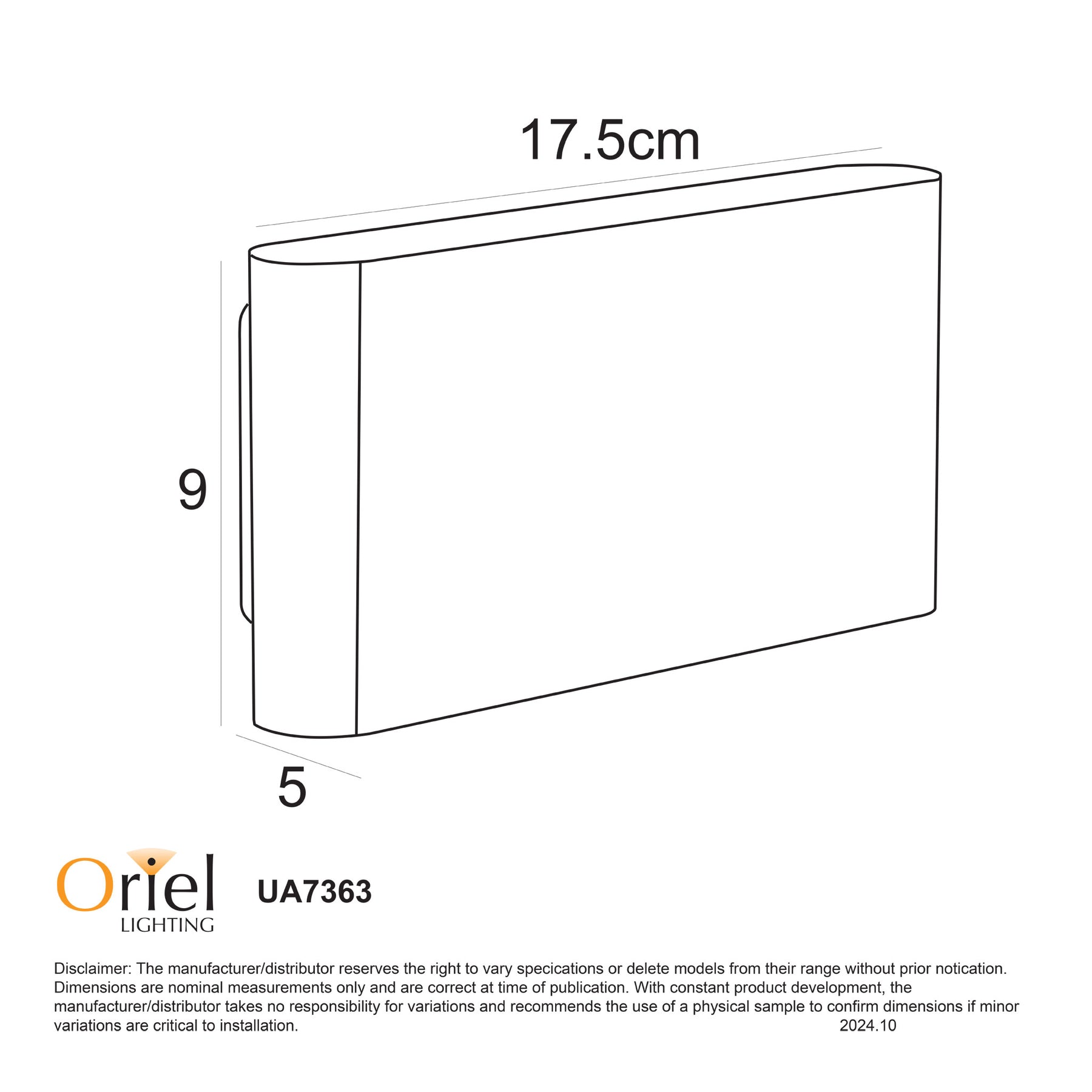 WASH 2x6W OUTDOOR WALL LIGHT BLACK