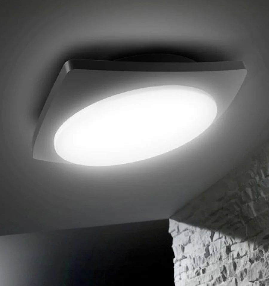 ULAN Exterior LED Square Wall Ceiling Lights IP65