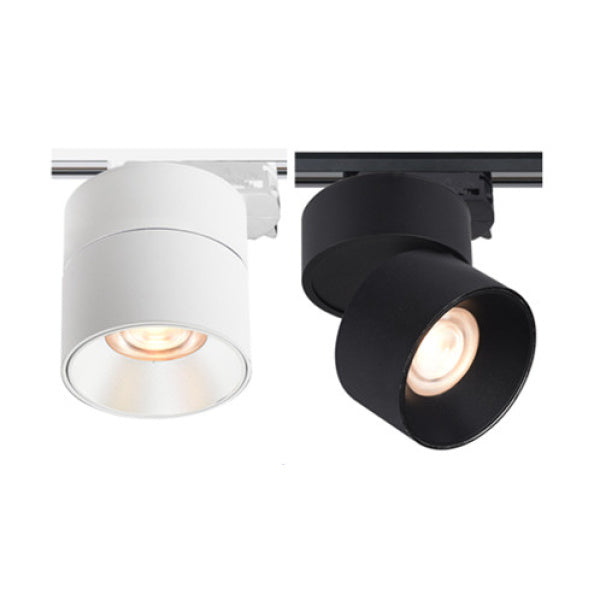 Cyclop Adjustable Track mounted Luminaire BLACK