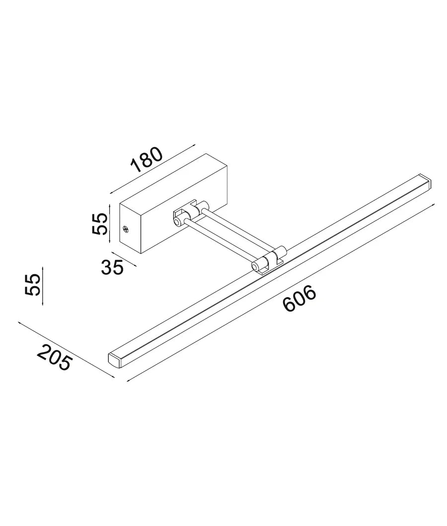 VANIDAD LED Tri-CCT Interior Dimmable Picture Wall Lights IP20