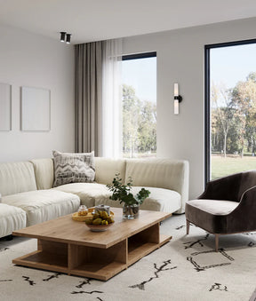 VARA Interior Tubular Up/Down Opal Glass Wall Lights