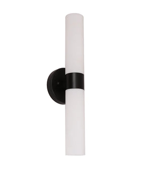 VARA Interior Tubular Up/Down Opal Glass Wall Lights