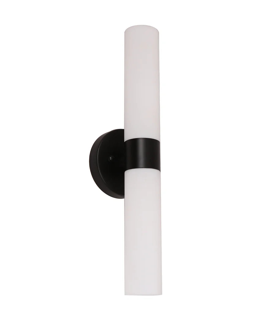 VARA Interior Tubular Up/Down Opal Glass Wall Lights
