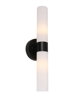 VARA Interior Tubular Up/Down Opal Glass Wall Lights