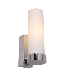 VARA Interior Tubular Up Opal Glass Wall Lights