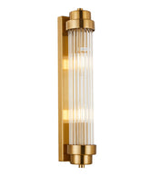 VARILLAS Interior Up/Down Clear Glass Rod Wall Lights