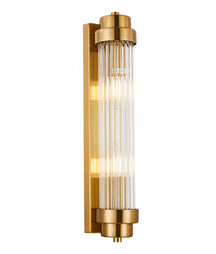 VARILLAS Interior Up/Down Clear Glass Rod Wall Lights