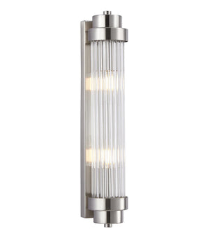 VARILLAS Interior Up/Down Clear Glass Rod Wall Lights