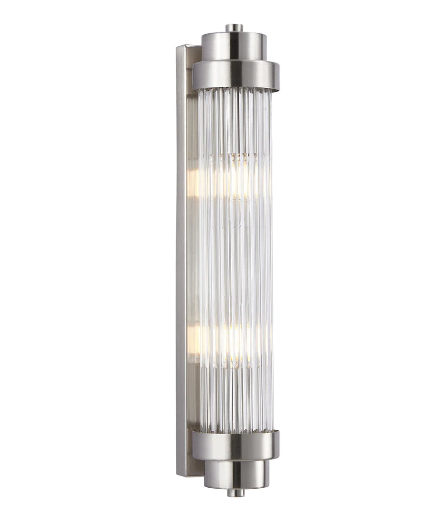 VARILLAS Interior Up/Down Clear Glass Rod Wall Lights