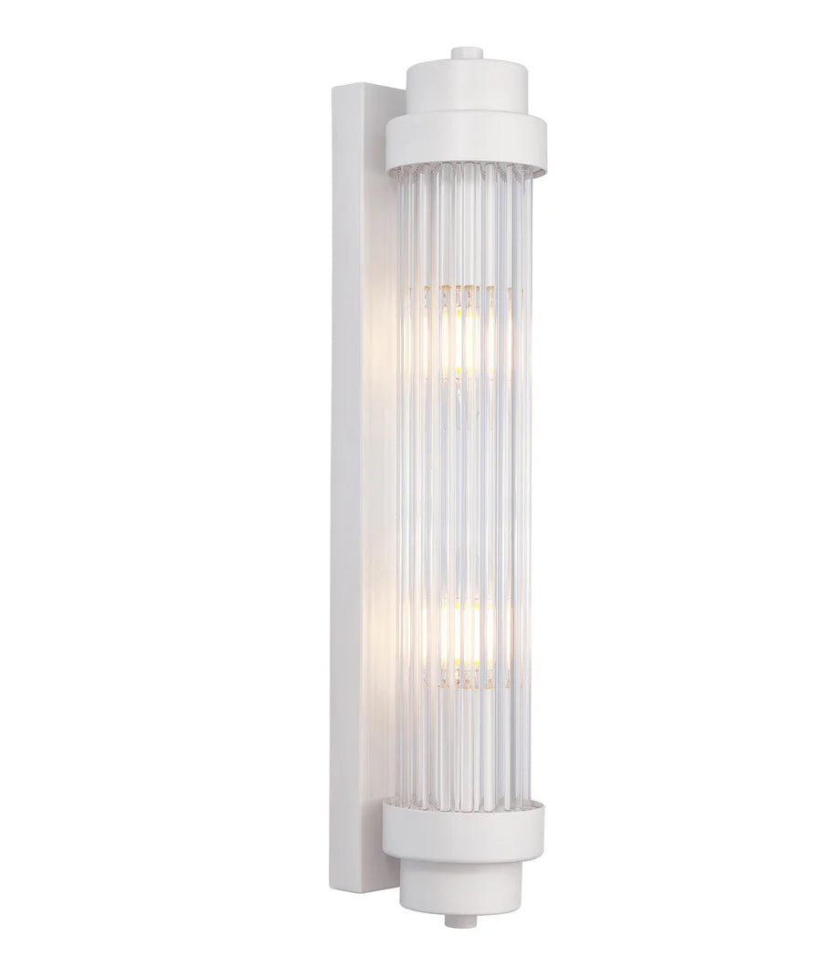VARILLAS Interior Up/Down Clear Glass Rod Wall Lights