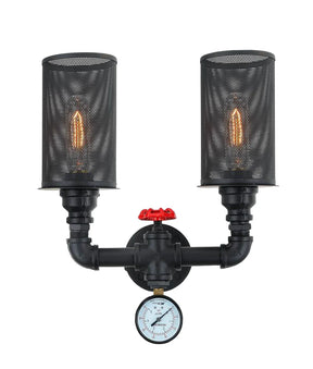 VENETO Industrial Aged Iron Decorative Wall Light