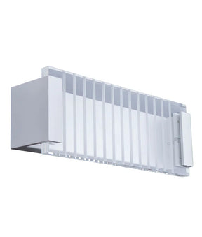 VIENNA City Series LED Interior Rectangular with Clear / Frost Ribbed Diffuser Wall Light