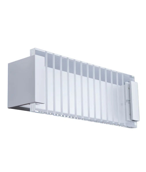 VIENNA City Series LED Interior Rectangular with Clear / Frost Ribbed Diffuser Wall Light