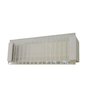 VIENNA City Series LED Interior Rectangular with Clear / Frost Ribbed Diffuser Wall Light