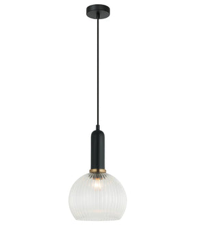 VINTAJ: Interior Wine Glass Shape Ribbed Glass Pendant Lights