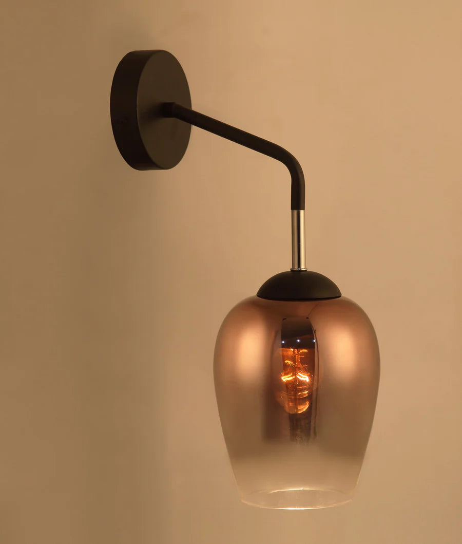 VINUM Interior Wine Glass Shape with Colour Fading Effect Wall Lights