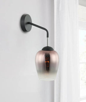 VINUM Interior Wine Glass Shape with Colour Fading Effect Wall Lights