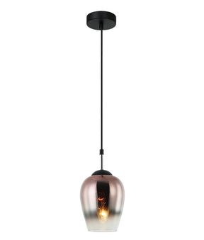 VINUM: Interior Wine Glass Shape Colour Fading Effect Glass Pendant Lights