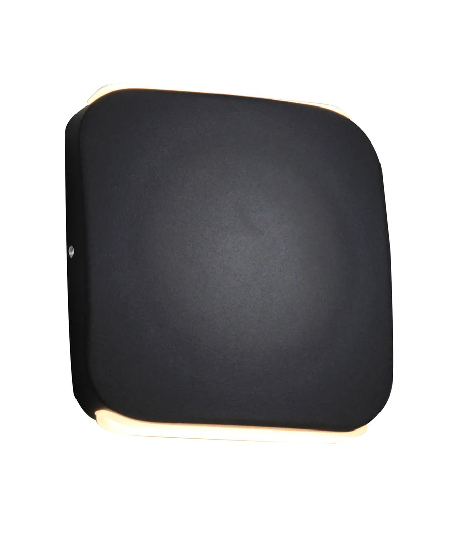 VOX Surface Mounted LED Exterior Square Up/Down Wall Lights IP54