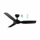 Viper DC 1320mm 3 Blade All ABS WIFI & Remote Control Ceiling Fan Only Matt Black