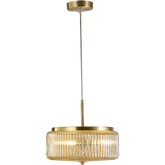 Whistler Contemporary Ribbed Glass Amber