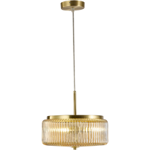 Whistler Contemporary Ribbed Glass Amber