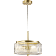Whistler Contemporary Ribbed Glass Amber