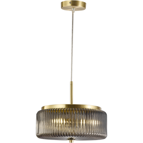 Whistler Contemporary Ribbed Glass Amber