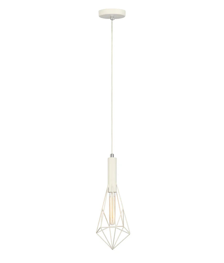 BLACKBAND & WHITEBAND Small Diamond Shape Bird Cage Pendant Lights