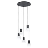 MOLINEROS H/L 5X5W GU10 LED TRI-COL BLK