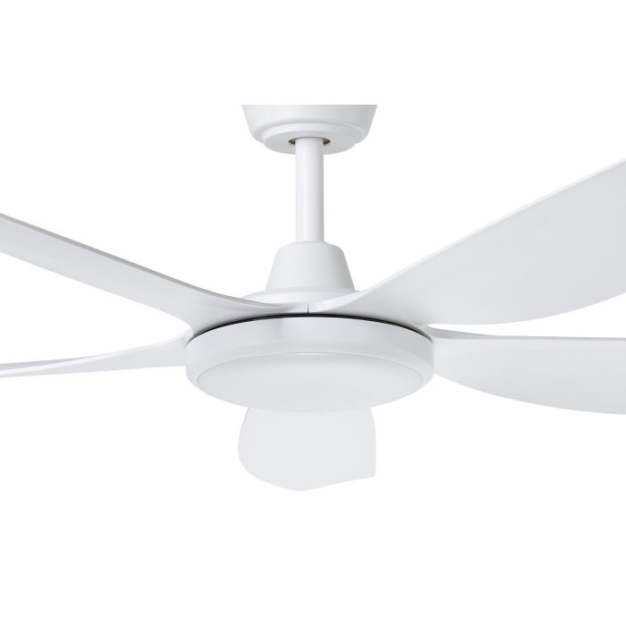 MIAMI 52 DC FAN 20W LED TRI-COL WHT
