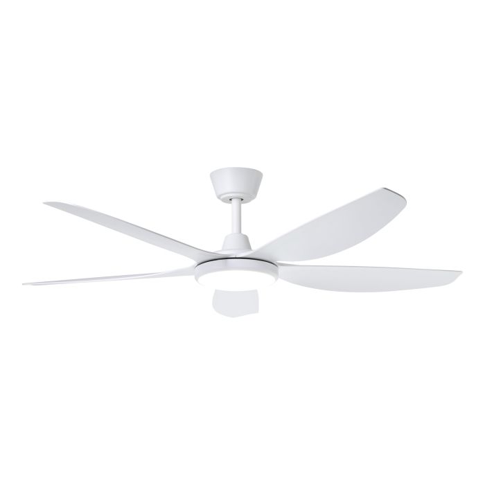 MIAMI 52 DC FAN 20W LED TRI-COL WHT