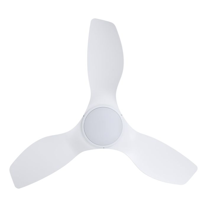 SURF 40 DC FAN LED TRI-COL WHT