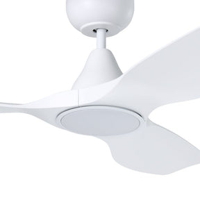 SURF 40 DC FAN LED TRI-COL WHT