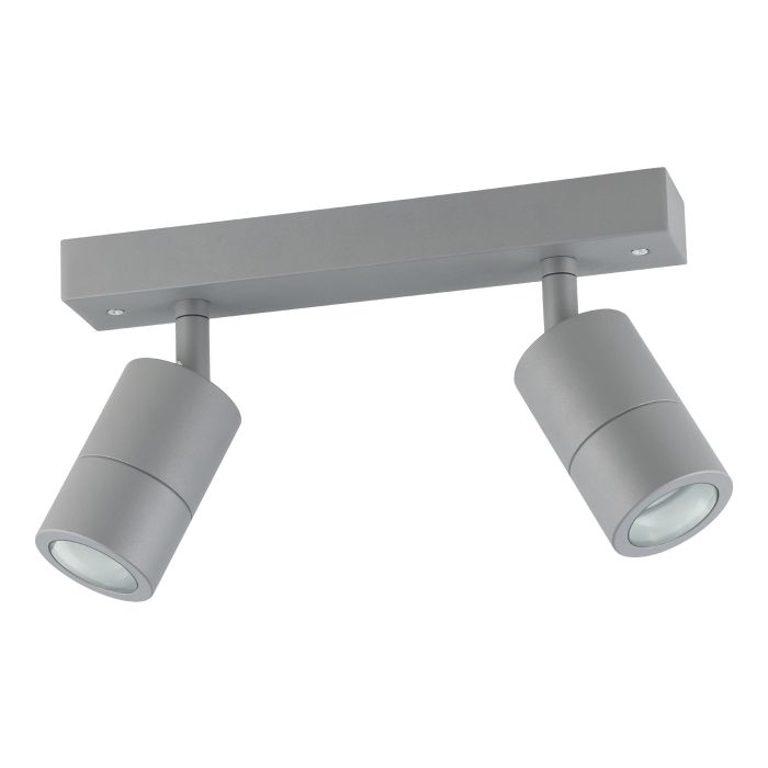 FREMANTLE EXT SP 2X5W LED TRI-COL SIL BAR