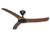 Aqua V2 IP66 Matt Black 132cm (52”) with Koa Blades