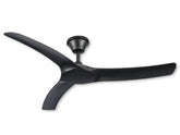 Aqua V2 IP66 Matt Black 178cm (70”) with Black Blades
