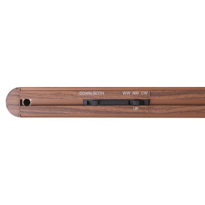 CLIMENE 3 H/L 36W LED TRI-COL WALNUT