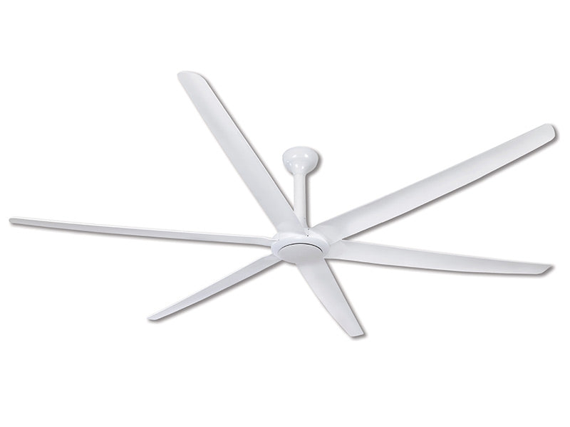 The Big Fan V2 Matt White 220cm (86″) with White Blades