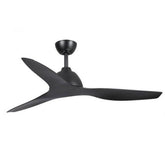 Breeze AC Ceiling Fan with Wall Control – Black 52″