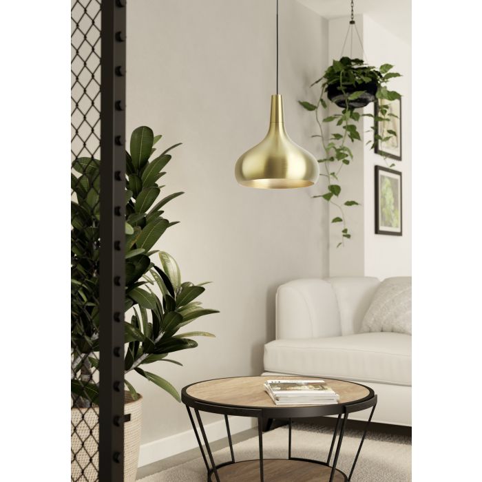 SABINAR H/L 1X60W E27 BRS MATT MED 2M
