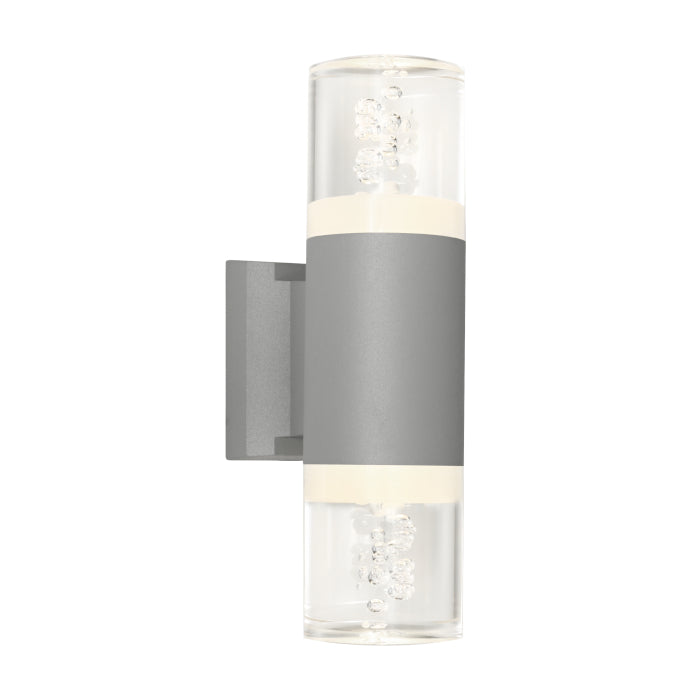 CALGARY EXTERIOR WALL LIGHT SILVER