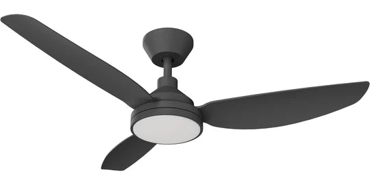 Clayfield DC 48" (1220mm) Black 18w LED  - All ABS, Quick Connect Blade System