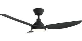 Clayfield DC 48" (1220mm) Black 18w LED  - All ABS, Quick Connect Blade System