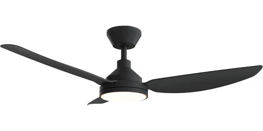 Clayfield DC 48" (1220mm) Black 18w LED  - All ABS, Quick Connect Blade System