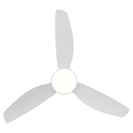 Clayfield DC 48" (1220mm) White 18W LED  - All ABS, Quick Connect Blade System
