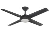 Concept AC Matt Black 132cm (52”) with 18W CCT LED Light