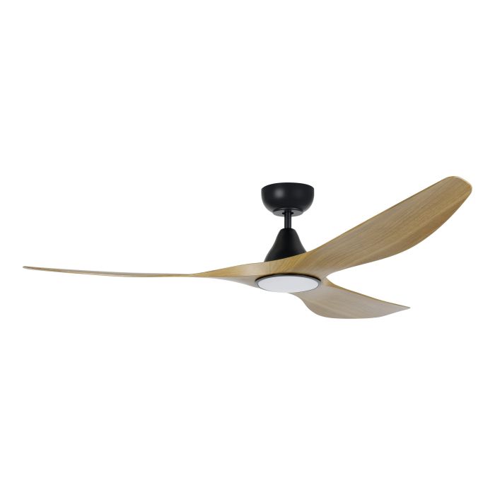 SURF 72 DC FAN LED TRI-COL BURM TEAK/BLK
